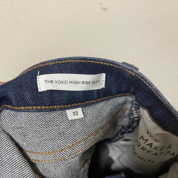 Denim Forum The Yoko High Rise Slim sz 32 - Picture 8 of 15